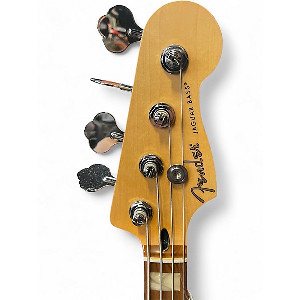 Used Fender Jaguar Atomic Pink Electric Bass Guitar