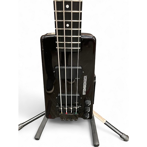 Vintage 1989 Steinberger XL2 Black Electric Bass Guitar