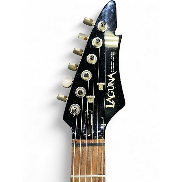 Used Laguna SE322 Crimson Red Trans Solid Body Electric Guitar