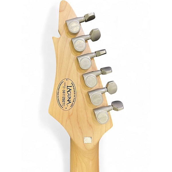 Used Laguna SE322 Crimson Red Trans Solid Body Electric Guitar