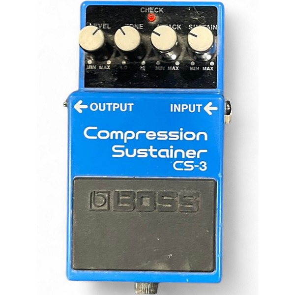 Used BOSS CS3 Compressor Sustainer Effect Pedal