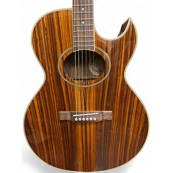 Used Washburn EA9Z Natural Acoustic Electric Guitar