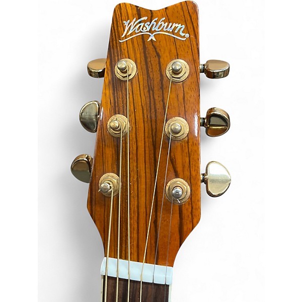 Used Washburn EA9Z Natural Acoustic Electric Guitar