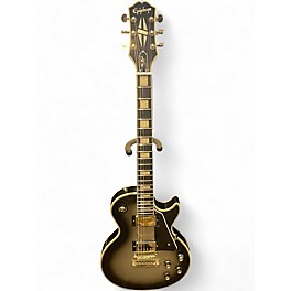Used Epiphone Les Paul Custom SILVER BURST Solid Body Electric Guitar