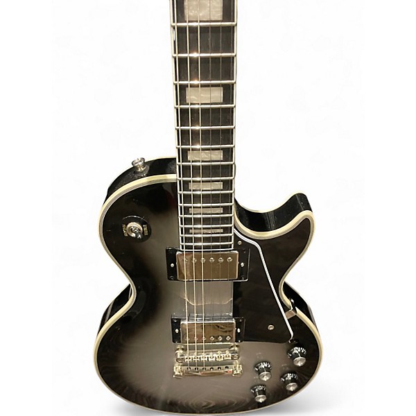 Used Epiphone Les Paul Custom SILVER BURST Solid Body Electric Guitar