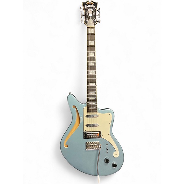 Used D'Angelico Premiere Series Ludlow baby blue  Solid Body Electric Guitar