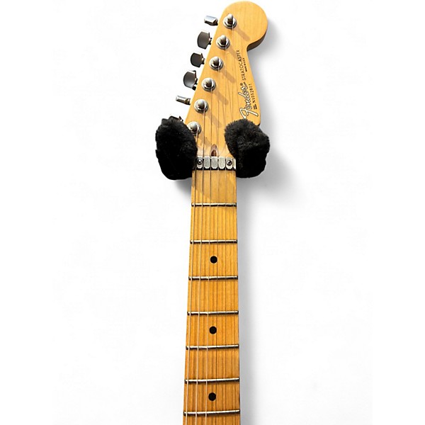 Used Fender American Deluxe Stratocaster 3 Tone Sunburst Solid Body Electric Guitar