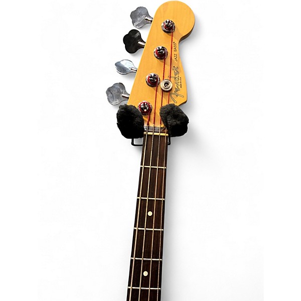 Used Fender American Standard Jazz Bass Butterscotch Blonde Electric Bass Guitar