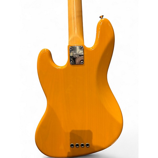 Used Fender American Standard Jazz Bass Butterscotch Blonde Electric Bass Guitar
