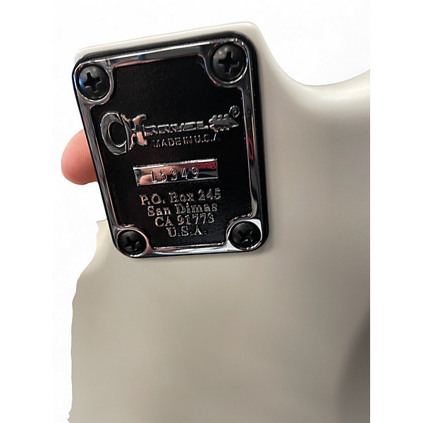 Used Charvel San Dimas Custom Shop USA Select Arctic White Solid Body Electric Guitar