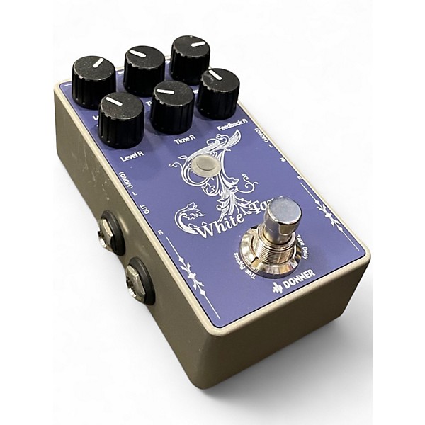 Used Donner White Tape Effect Pedal