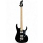 Used Ibanez RGIB21 Iron Label Baritone Black Solid Body Electric Guitar