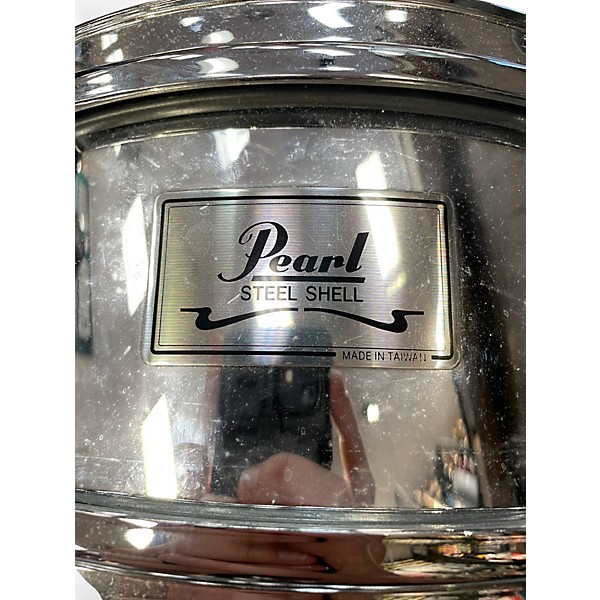 Used Pearl 13in Steel Shell Chrome Drum