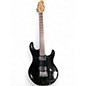 Used Ernie Ball Music Man Luke 4 Black Sparkle Solid Body Electric Guitar thumbnail