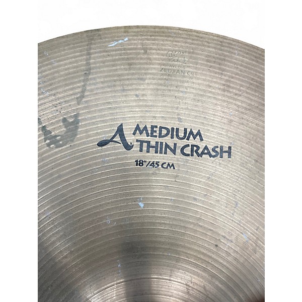 Used Zildjian 18in A Custom Medium Crash Cymbal