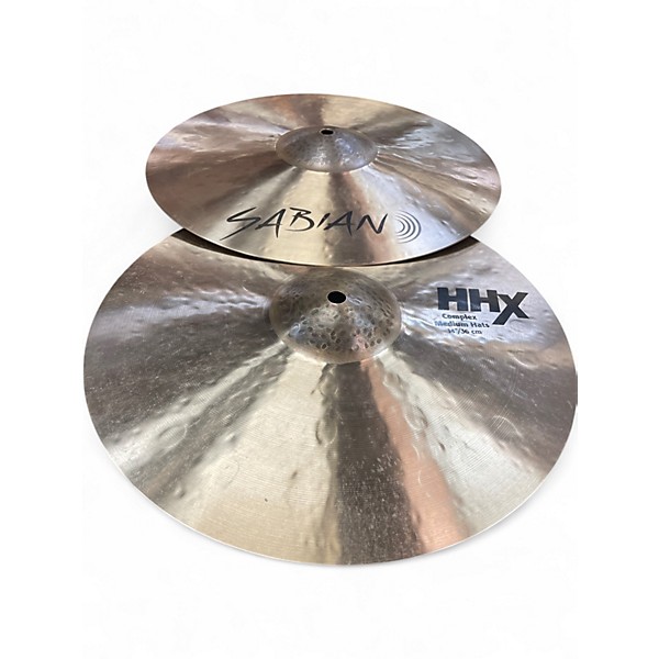 Used SABIAN 14in COMPLEX MEDIUM HATS Cymbal