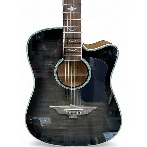 Used Keith Urban Keith Urban limited Edition "light the fuse"  black burst Acoustic Electric Guitar