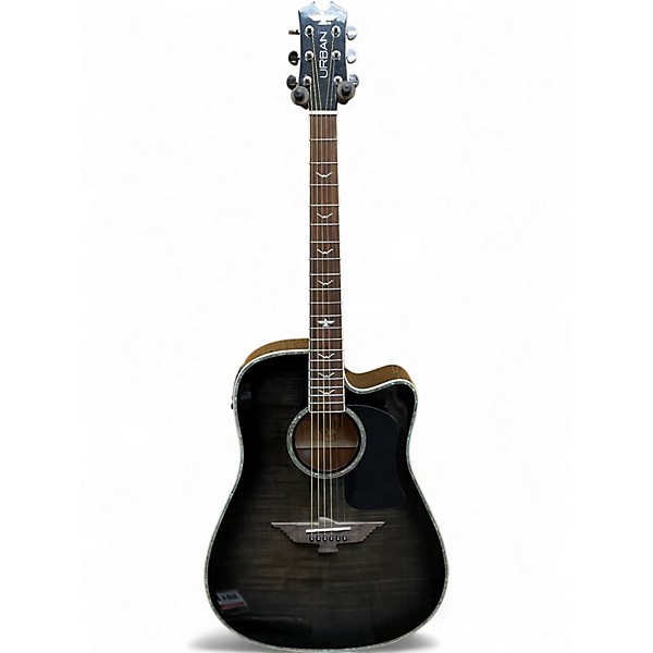 Used Keith Urban Keith Urban limited Edition "light the fuse"  black burst Acoustic Electric Guitar