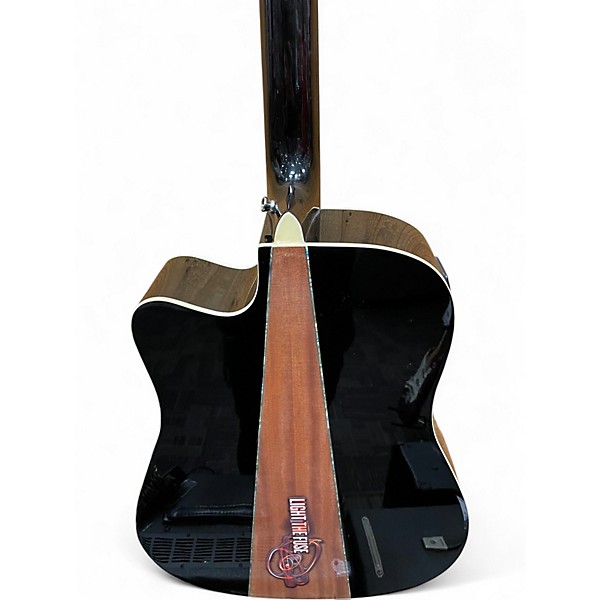 Used Keith Urban Keith Urban limited Edition "light the fuse"  black burst Acoustic Electric Guitar