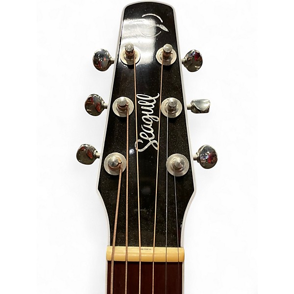 Used Seagull Artist Limted Edition Tuxedo Black Acoustic Electric Guitar