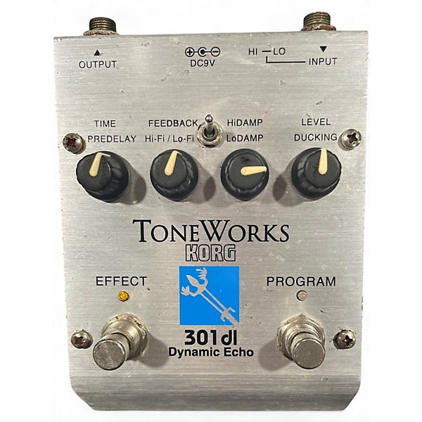 Used KORG toneworks dynamic echo Effect Pedal