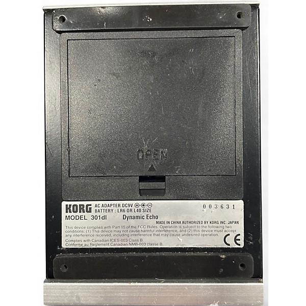 Used KORG toneworks dynamic echo Effect Pedal