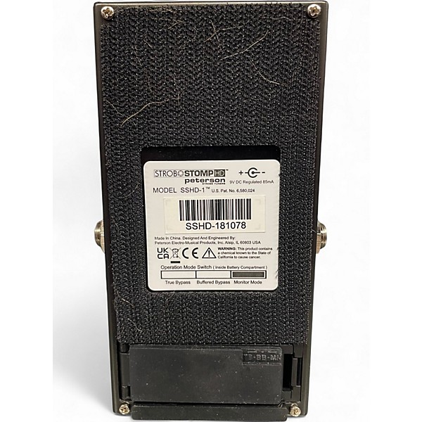 Used Peterson Strobostomp Tuner Pedal
