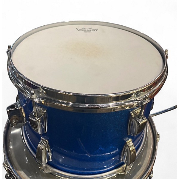 Used Ludwig 3 Piece Classic Maple Blue Drum Kit