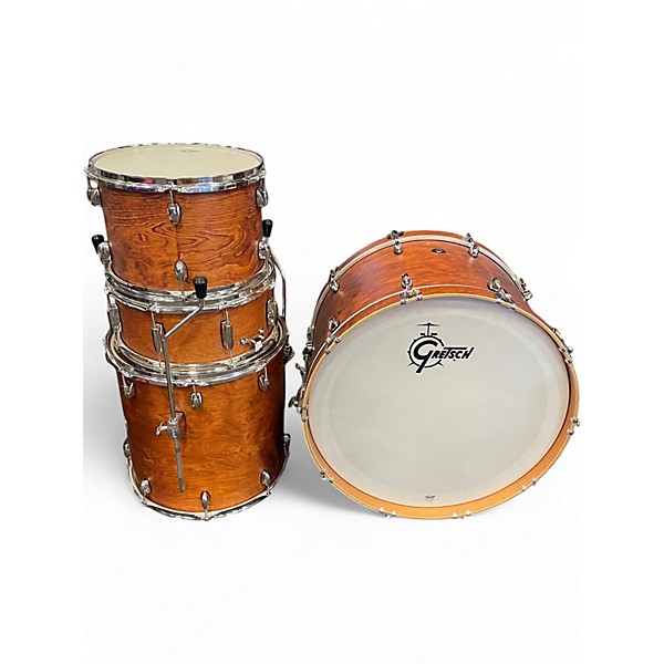 Used Gretsch Drums 4 Piece Catalina Club Rock Mahogany Drum Kit