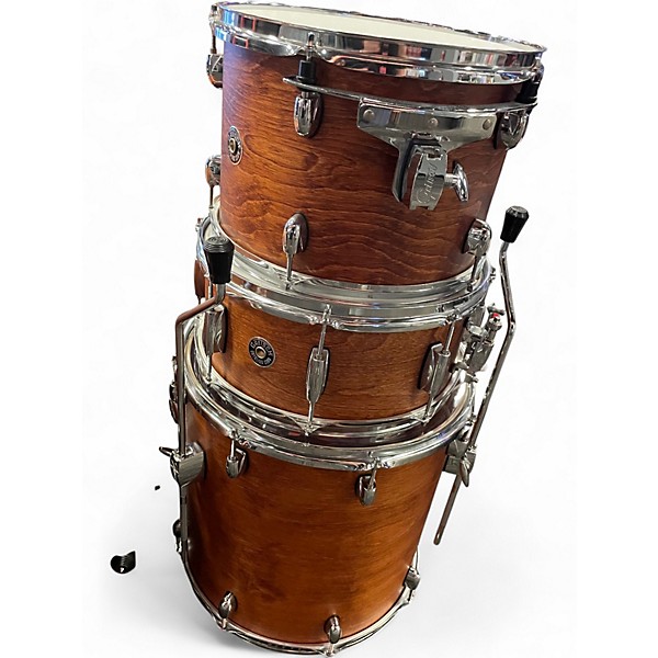 Used Gretsch Drums 4 Piece Catalina Club Rock Mahogany Drum Kit