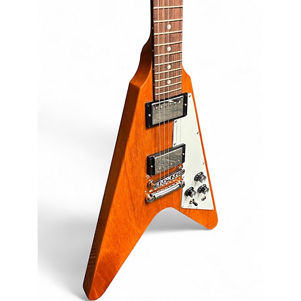 Used Gibson Flying V Antique Natural Solid Body Electric Guitar