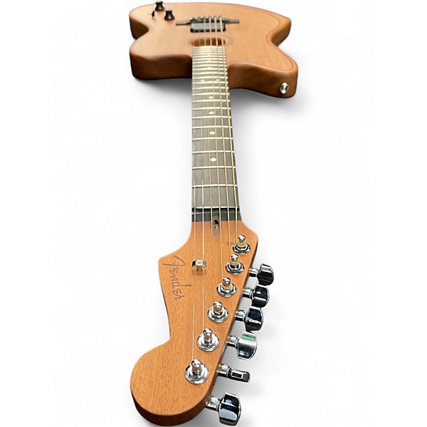 Used Fender ACOUSTASONIC JAZZMASTER Natural Solid Body Electric Guitar