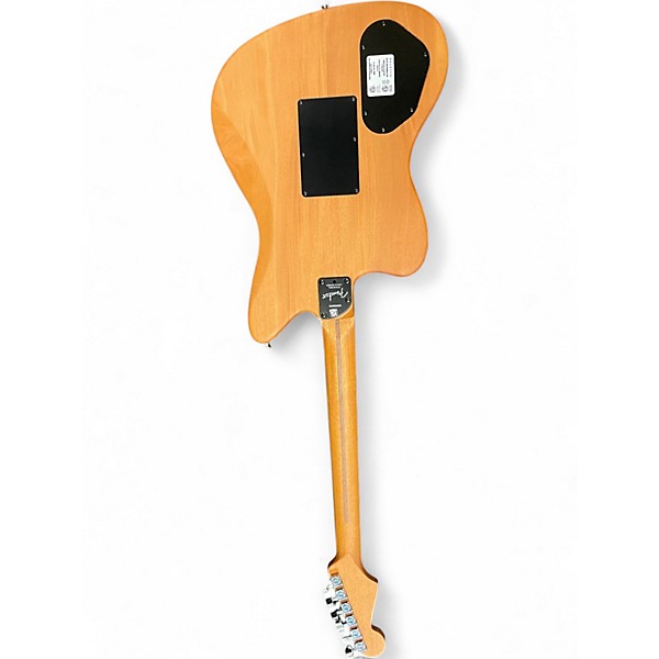 Used Fender ACOUSTASONIC JAZZMASTER Natural Solid Body Electric Guitar