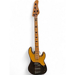 Used Schecter Guitar Research Model T 5 EXOTIC Natural Electric Bass Guitar