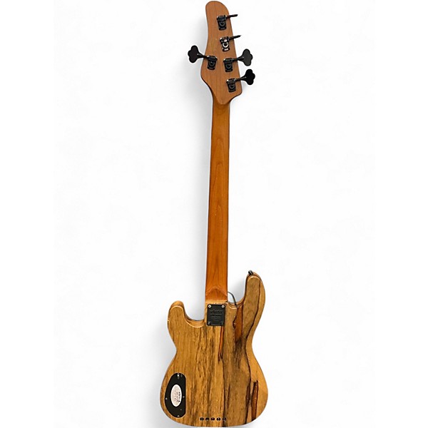 Used Schecter Guitar Research Model T 5 EXOTIC Natural Electric Bass Guitar