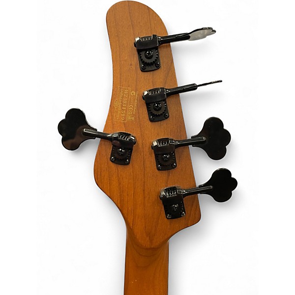 Used Schecter Guitar Research Model T 5 EXOTIC Natural Electric Bass Guitar