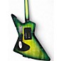 Used Schecter Guitar Research E-1 FR S Green Solid Body Electric Guitar