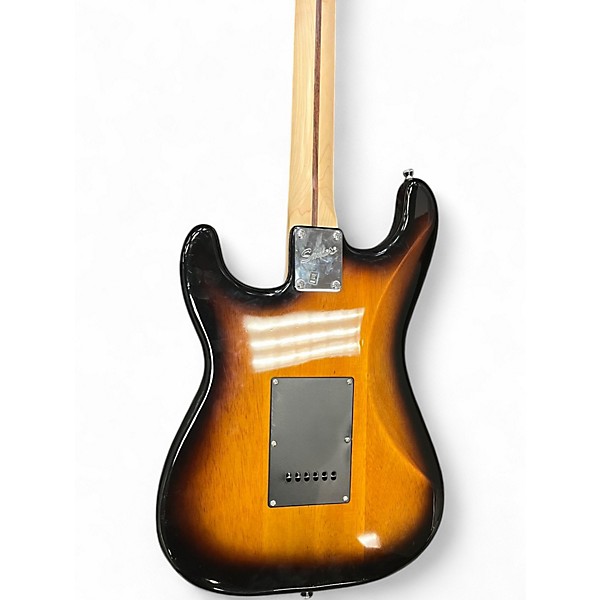 Used Squier Standard Stratocaster 2 Tone Sunburst Solid Body Electric Guitar
