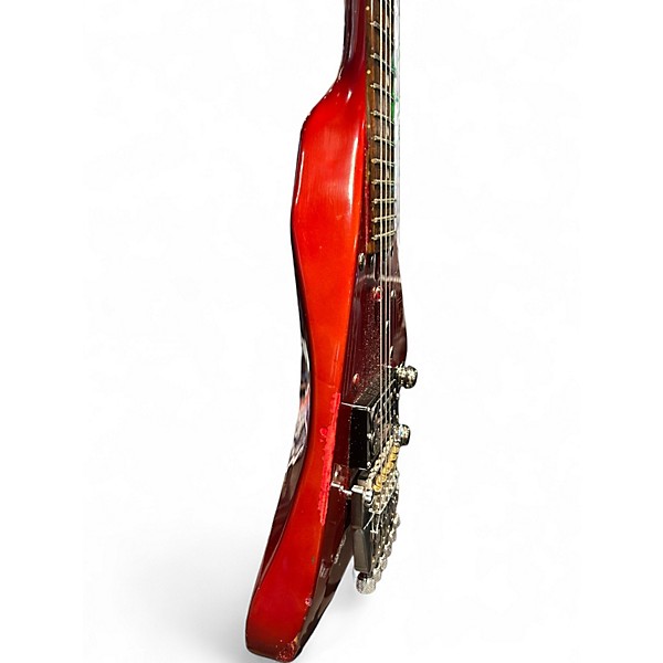 Used Hondo LAZER RED Solid Body Electric Guitar