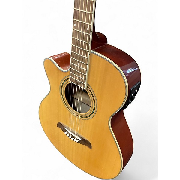 Used Oscar Schmidt OG10CENLH Natural Acoustic Electric Guitar