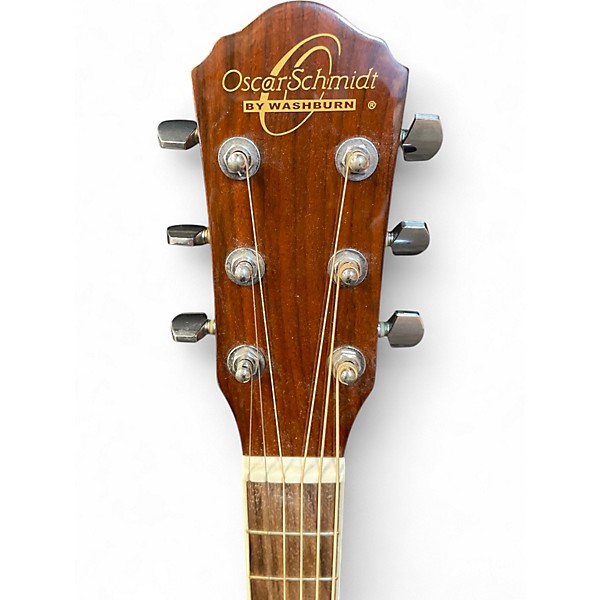 Used Oscar Schmidt OG10CENLH Natural Acoustic Electric Guitar