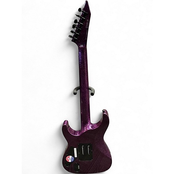 Used ESP LTD KH602 Kirk Hammett Purple Sparkle Purple Solid Body Electric Guitar