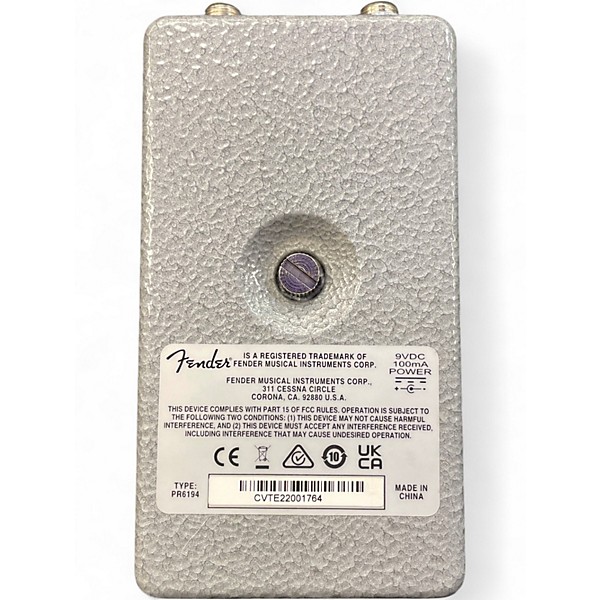 Used Fender HAMMERTONE FLANGER Effect Pedal