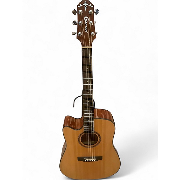Used Crafter Guitars HILITE-DE Natural Acoustic Guitar