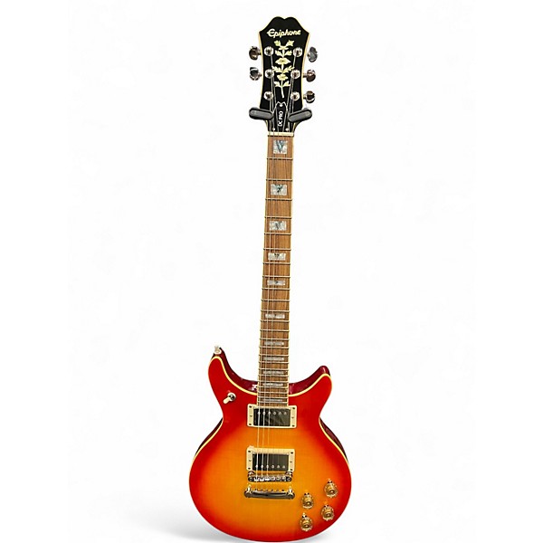 Used Epiphone DC Pro Cherry Sunburst Solid Body Electric Guitar