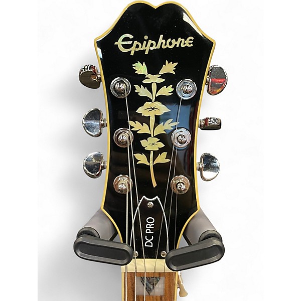 Used Epiphone DC Pro Cherry Sunburst Solid Body Electric Guitar