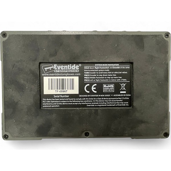 Used Eventide Time Factor Delay Effect Pedal