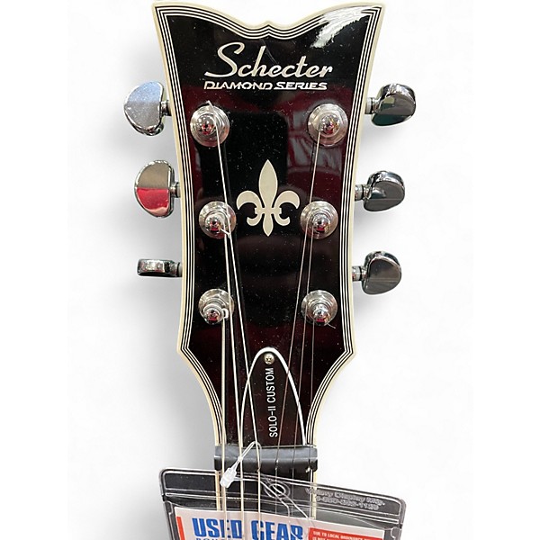 Used Schecter Guitar Research SOLO II CUSTOM Natural Solid Body Electric Guitar