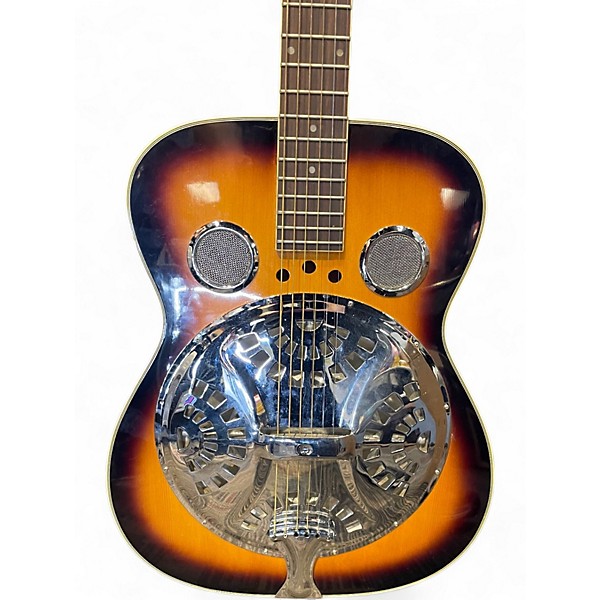 Used Regal RD40CHS Square Neck Studio 2 Color Sunburst Resonator Guitar