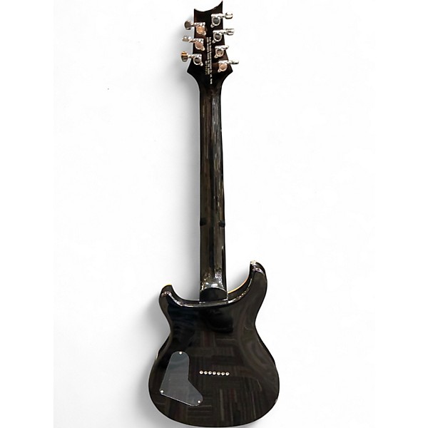 Used PRS se custom 24 7 Black Solid Body Electric Guitar